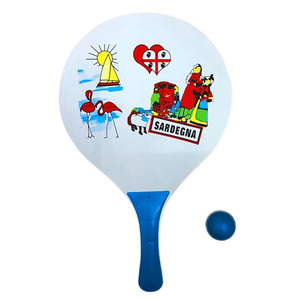 2025 Đồ Chơi Bãi Biển Tùy Chỉnh Màu Gỗ + Caster Raquete Bãi Biển Vợt Tennis Chơi Trò Chơi Mái Chèo Bóng - Product Image 3