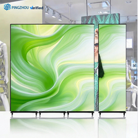 P1.25 P1.86 P2.5 TV Portabel Full HD 1080P IP65 Tahan Air Tipe Berdiri Luar Ruangan Dalam Ruangan Dapat Dipindahkan Lipat Totem Layar LED