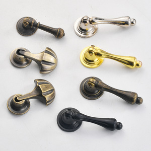 European Style Zinc Alloy Drawer Handle Lever Durable Cabinet Furniture Hardware - Product Image 2
