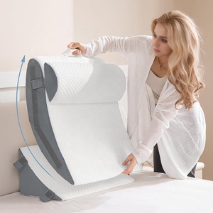 Almohada de Soporte en Forma de Cuña Multifuncional de Espuma Viscoelástica, 3 Piezas, para Camas, Cuerpo, Espalda, Piernas, Rodillas, Cuello, Alivio del Dolor al Dormir - Product Image 5