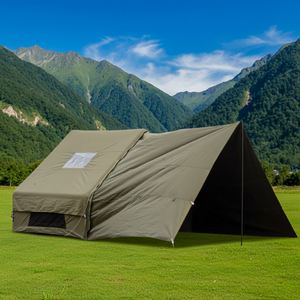 Outdoor Roof Camping <b>Inflatable</b> Tent 6+6 Square Light Luxury Four Seasons Universal Overnight <b>Large</b> Space Rainproof Warm Double - Product Image 3