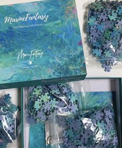 <span class=keywords><strong>Jeu</strong></span> de puzzle éducatif personnalisé OEM, 500 pièces, illustration artistique, puzzle <span class=keywords><strong>en</strong></span> papier/carton pour adultes - Product Image 2