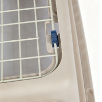 Grande cage de transport classique pour animaux de compagnie à double porte, réglable, détachable, anti-fuite, multifonctionnelle