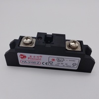 Relais statique industriel FUANSHI HA-3100 100A SSR 380V scellé avec protection contre les surtensions, certifié CE, bornes à vis miniatures