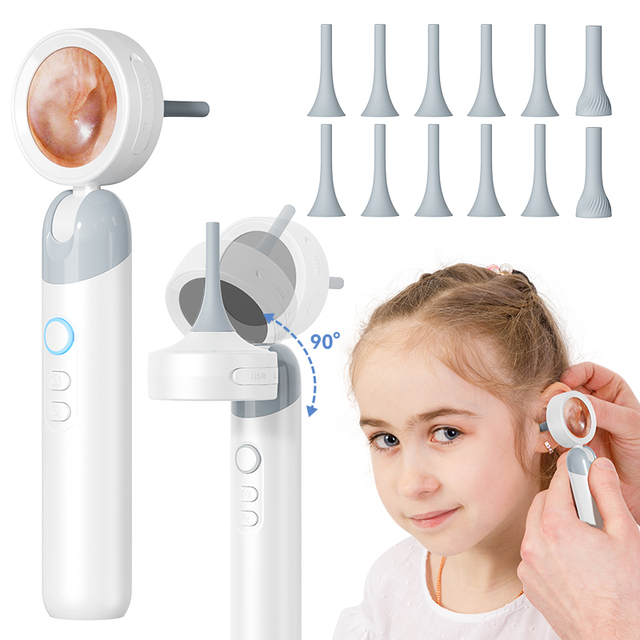 Rechargeable Personal Health Wireless Ear Cleaner with Camera Portable Smart Visual Otoscope Ear Inspection