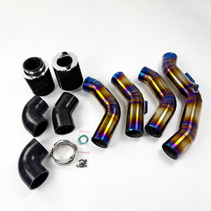 Kit Sistem Intake Udara Dingin Titanium untuk S55 F80 F8X M3 M4 Intake Pemasangan Depan - Product Image 4