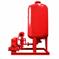 Groupes de pompes de surpression et de stabilisation pour incendie, équipement complet pour les systèmes d'alimentation en eau des hydrants et des sprinklers incendie des bâtiments