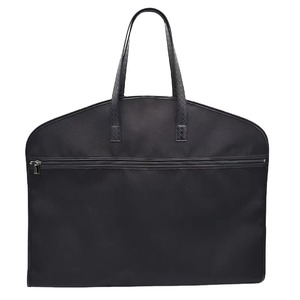 Muestra gratuita de funda de ropa plegable negra de lujo hecha a mano para hombre, bolsa de transporte de trajes informal para viaje - Product Image 1