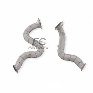 Collecteur d'échappement à haut débit pour <span class=keywords><strong>Audi</strong></span> <span class=keywords><strong>RS6</strong></span> RS7 <span class=keywords><strong>C7</strong></span> 4.0T V8, tuyau d'échappement modifié, <span class=keywords><strong>performance</strong></span> de course - Product Image 1