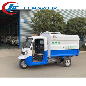 Haute qualité l'assainissement batterie gaspillage tricycle électrique trois roues véhicule de collecte des ordures