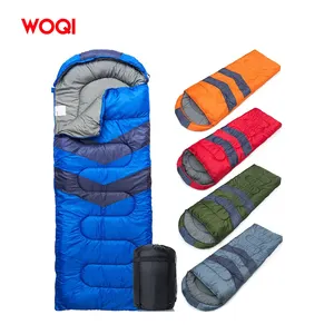 WOQI Erwachsene und Kinder Camping Light Envelope Schlafsack Kalt wetter Rucksack Ausrüstung