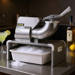 Máquina Eléctrica para Hacer Hielo Raspado Vevor de 300W, Acero Inoxidable, 4 Cuchillas, para Uso Doméstico y Comercial - Product Image 2