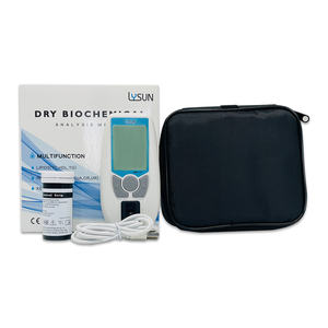 7 em 1 ÁCIDO ÚRICO CREATININA UREA TC HDL Triglicerídeo CHOL HDL Análise da função renal Dry Bioquímico Blood Lipid Analysis Meter - Product Image 3