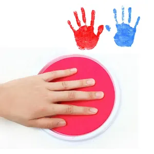 Langlebige Nachfüllung Permanent Ink Stamp Pad Toy Stamp Pad Craft Buntes Finger Ink Pad