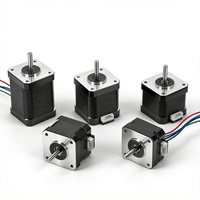 Moteur pas à pas hybride biphasé Sojmotor 42 mm, longueur 40 mm, couple de maintien 0,025 Nm, NEMA 17, 12 V CC, fabriqué dans le Jiangsu, Chine