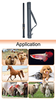 Escáner de Microchip RFID de Largo Alcance para Ganado, HDX FDXA Opcional, Etiqueta Auricular para Equinos, Bovinos y Vacas, Monitor de Salud, Temperatura