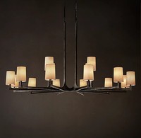 Lustres et suspensions LED modernes en cristal, en laiton antique et cuivre, de luxe, ronds, pour escalier