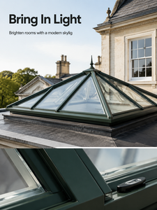Lanternes de toit en aluminium avec cadres de couleur personnalisée pour maisons d'époque - Product Image 1