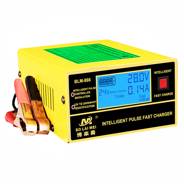 Intelligent 12V 24V Lead Acid Battery Charger 15A Electric Rickshaw Ccharger for 3AH-250AH