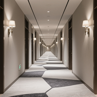Moderner Hotel- und Wohndekorations-Teppich Chinesischer Alfombra Tapis Wand-zu-Wand Axminster Teppich Großhandel Wolle/Nylon 4m