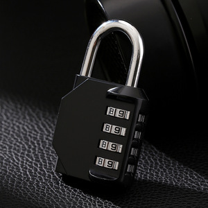 กุญแจล็อคแบบผสมผสาน โลหะผสมสังกะสี ขนาด 7 มม. แบบไม่ใช้กุญแจ สำหรับตู้เก็บของในยิม ประตูห้อง ดีไซน์อุตสาหกรรม ทนทาน - Product Image 1