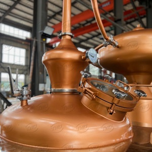 500L Capacité Cuivre Charente Toujours pour Boisson Esprit Distillation Boîte de Vitesses Pompe Moteur Noyau Rhum Brandy Fruits Vin Reflux Stills - Product Image 5