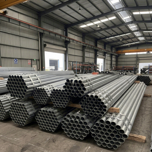 Tubería de Acero Redonda Galvanizada por Inmersión en Caliente / Tubería GI con Opción de Acero Inoxidable, Diseño Moderno para Construcción - Product Image 1