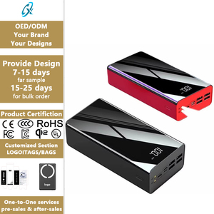 Banco de Energía Portátil de Alta Capacidad 50000mAh con Pantalla LED, Carga Rápida de 12W, Batería de Litio-Polímero con Micro USB para Cargar Teléfonos Móviles - Product Image 1