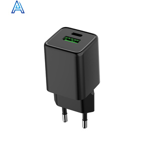 GAN USB-A Type C <span class=keywords><strong>WallCharger</strong></span> Type-C PD QC 30W Fast Mobile Phone Tablet Chargers Adapters For US EU UK Plug - Product Image 6