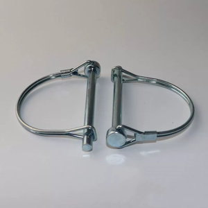 Tùy chỉnh <span class=keywords><strong>Trailer</strong></span> Coupler an toàn pin nhanh chóng Chốt vuông loại hình kẽm mạ dây thép phát hành nhanh chóng khóa chân - Product Image 2