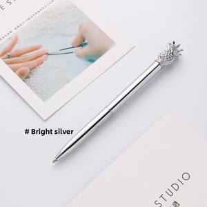 Bolígrafo metálico con diseño de piña, superventas transfronterizo, regalo publicitario, novedad promocional, para estudiantes, con logotipo láser - Product Image 6