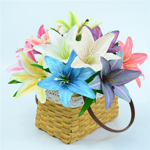 Flor Artificial, Lirio de Seda de Nuevo Diseño, en Oferta, para Decoración de Bodas, Hogar, Jardín, <span class=keywords><strong>Restaurante</strong></span>, Lirio de Tallo Único - Product Image 5