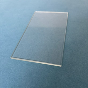 Plaque <span class=keywords><strong>de</strong></span> <span class=keywords><strong>verre</strong></span> <span class=keywords><strong>de</strong></span> quartz transparente résistante aux hautes températures en gros / Fenêtre en <span class=keywords><strong>verre</strong></span> <span class=keywords><strong>de</strong></span> quartz pour cheminée / <span class=keywords><strong>Verre</strong></span> <span class=keywords><strong>de</strong></span> quartz - Product Image 5