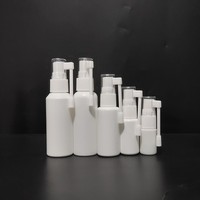 Échantillon gratuit 10 ml Flacon pulvérisateur nasal en plastique HDPE blanc pour animaux de compagnie