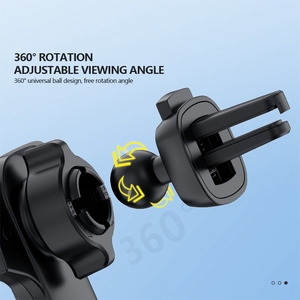 Support de téléphone de voiture Foneng CP100 à fixation par gravité pour grille d'aération, verrouillage automatique, support universel pour mobile jusqu'à 15 pouces - Product Image 4
