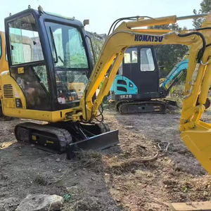 Mini-excavatrice sur chenilles Komatsu PC20 d'occasion, moteur Cummins, engrenages et roulements, modèle 2024, 2 tonnes, compacte, utilisée - Product Image 1