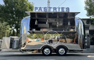 2025 New Arrival Outdoor Mobile Food Trailer Street Mobile OEM Food <b>Cart</b> Factory Price - Product Image 3