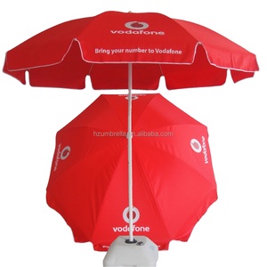 Arco 2 M principal costillas + viento costillas marca famosa Playa patio paraguas con la impresión completa - Product Image 6