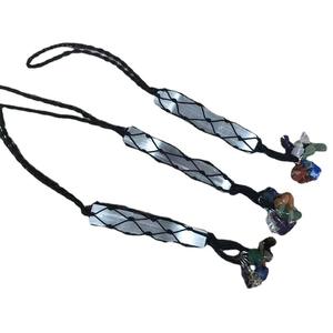 Pendentif tressé à la main en bandes de gypse naturel, porte-clés, boucle de sac, ornement suspendu pour <span class=keywords><strong>voiture</strong></span> en gravier, style transfrontalier Europe/Amérique - Product Image 5