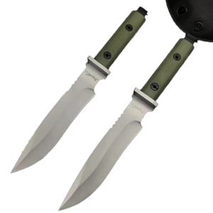 Cuchillo Táctico Personalizable de Alta Calidad D9, Hoja Fija de Acero Inoxidable, Mango G10, Funda Industrial K para OEM/DIY - Product Image 1