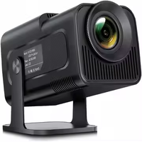 Projecteur Mini HY320 Populaire Android 11 Smart Wi-fi Mise au Point Manuelle Décodage Vidéo Projecteur HY320 Projecteur Portable avec Support