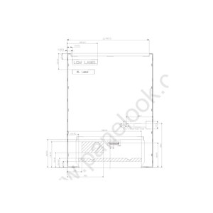 Écran LCD TFT M121AW81R1 11,8 pouces 1200*160 LVDS haute luminosité 750 nits, large plage de température, pour applications automobiles - Product Image 2