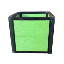 Pots et jardinières en plastique carrés, grands et modernes, personnalisables - Product Image 4