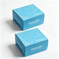 Boîte en carton pliable personnalisée pour l'expédition de vêtements et de cadeaux, emballage écologique avec logo