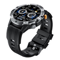 Montre connectée 2026 C29 avec écran 1,52 pouces, suivi sportif, appels Bluetooth, plus de 100 modes sportifs, étanche 1ATM, batterie 410 mAh