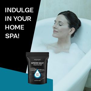 Marque privée Sel de bain d'Epsom pur à 100% sel de mer morte de luxe Trempage riche en minéraux Marque privée Services en marque blanche - Product Image 3