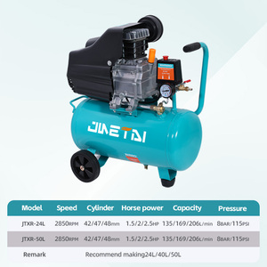 Compresseur d'air 2HP 24L à entraînement direct, haute performance, pour peinture au pistolet, personnalisé en usine, 1.5HP 2HP 2.5HP 24L 40L 50L - Product Image 3