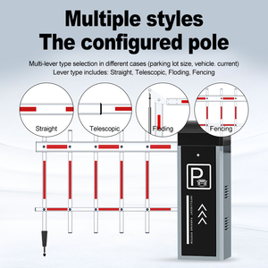 Commercio all'ingrosso automatico braccio braccio di alluminio barriera per cancello di traffico barriere per auto sistema di parcheggio - Product Image 3