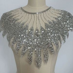 Shan tamaño libre mujer oro <span class=keywords><strong>plata</strong></span> lentejuelas boda chal mujer negro <span class=keywords><strong>Bolero</strong></span> señora Sexy boda <span class=keywords><strong>fiesta</strong></span> capa - Product Image 5