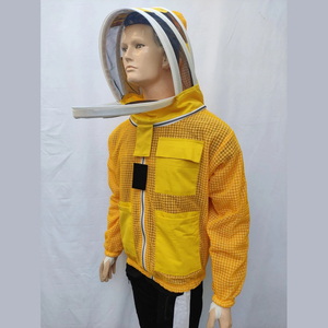 Veste d'apiculture en voile confortable de haute qualité avec clôture Vêtements de sécurité ventilés personnalisés pour l'apiculture Veste d'abeille à miel - Product Image 1